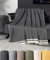 pamuq Sofadecke 170x230 cm, anthrazit - Tagesdecke Decke für Sofa Überwurfdecke Couchdecke Wohndecke Couch-Überwurf Blanket
