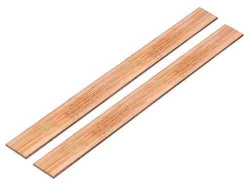 QUARKZMAN 2pz 12 x 1 Rame Piatto Barra,1/8 Spessore Rame Barra Scorta per Sistemi Messa Terra Progetti Architettonici