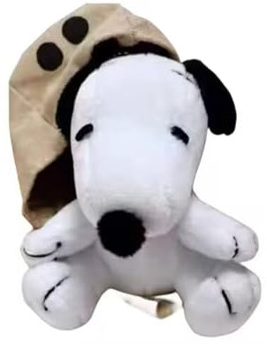 Newhope Snoop Dog Puppe Schlüsselanhänger, Süßes Stofftier, Jungen, Plüsch Puppe Anhänger mit Stirnband, Cartoon nettes Spielzeug Geschenk