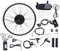 Begoniape 27.5 E-Bike Umbausatz Elektrofahrrad Vorderrad Conversion Kit mit LCD Display und Pedalsensor Electric Bicycle Hub Motor Umbausatz für 27.5 Zoll Fahrräder Reifen 36V 500W