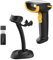 Inateck 2D Barcode Scanner mit Intelligentem Ständer, Kabellos QR Code Scanner, Handscanner mit APP und SDK, 2D Imager mit 2600mAh Akku, BCST-35