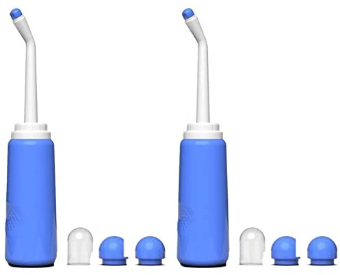 Heozlion 2X Handheld Washing Pregnant Sprayer Bidet Portable Long Nozzle Baby 500Ml Large Capacity Toilet Travel Personal Cleaner