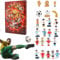 24 Tage Weihnachts Adventskalender Jungen Weihnachts Geschenke Fußball Set, Fußball-Adventskalender 2024, Weihnachts-Countdown-Kalender enthält 24 Fußball-Accessoires, Geschenke für Fans (1 set)