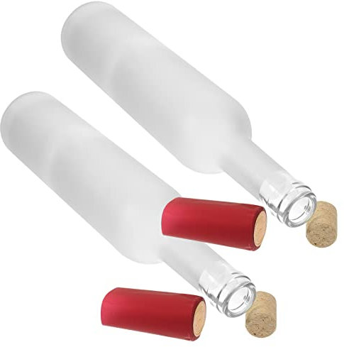 HOLIDYOYO 2stücke Rotweinflasche Multifunktionale Dekorationsflasche Für Bastelprojekte Vasen Für Frische Blumen Und Stilvolle Tischdekoration