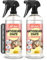 bio-chem Katzen Geruchsentferner Spray 2x 750 ml | Enzymreiniger mit Mikroorganismen | Gegen Katzenurin auf Sofa, Teppich & Polster | Probiotisch | Made in Germany