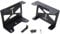 Small metal console mounts under desk gaming gear organization Versatile metal bracket for easy installation