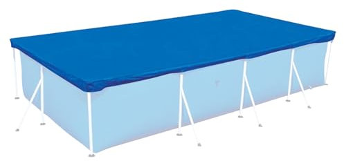 Raypontia Cubierta De Piscina para Verano - Protector Antipolvo para Cubierta De Piscina,Protector Rectangular Impermeable De Jardín Patio Y Parque