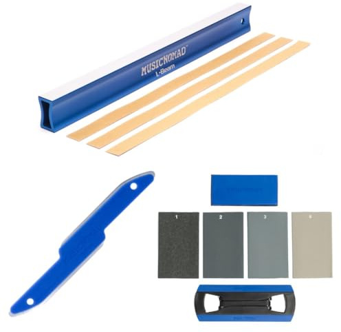 MusicNomad Guitar Fret Leveling Kit 11 pcs (MN872) - incl. MN811, MN850 & MN860