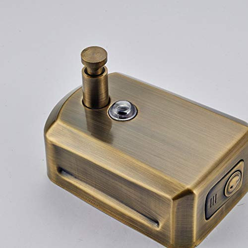 YHSGY Seifenspender Wandmontierter Seifenspender Aus Antiker Bronze Für Bad Seifenkiste 800 Ml