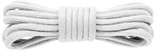 Kilter Cordones redondos 100% algodón - Arena oscura [ 75 cm - 29 Pulgadas (1 Par) -Blanco]