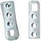 KOTARBAU Schrankaufhänger 50 x 15 x 1,0 mm Ver.Formen Schrankaufhängung Möbelaufhänger Bettbeschlag Verzinkt Möbelaufhängung Silber Flachverbinder (25)