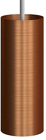 Tub-E14 Scheinwerfer-Röhre mit E14-Doppel-Gewindering-Fassung - Kupfer satiniert