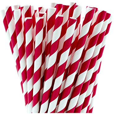 KSP - Paper Straws Jumbo Drinking & Smoothie Straws 9 X 230MM (100)