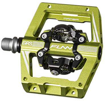 Funn Mamba S MTB Klickpedale, beidseitig, SPD Cleats | CNC 6061 Alu, 9/16 Zoll Achse, Flat- und Klick-Plattform, Industrielager, ca. 403 g, für BMX und Gravel