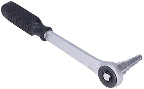 Jeanoko Radiator Valve Spud Spanner, Stepped Wrench Set Comfortable Grip Wear Resistant Carbon Steel with Ratchet Handle for Plumbing RepairWrenches, Hand sockets
