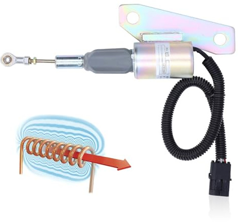 Abstellmagnet für Dieselmotoren, hochpräzises Kraftstoffabsperrventil, korrosionsbeständig, sicher, 3991625, 24 V, für den industriellen Einsatz, für 6BT 5, 9 Liter Motoren