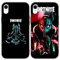 [2 pièces] Coque Compatible avec Apple iPhone XR 6,1 Pouces, Motif Étui de Téléphone Silicone TPU Souple Back Cover Case pour iPhone XR, 01