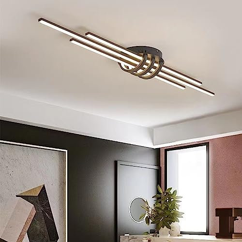Bellastein LED Deckenleuchte Dimmbar Wohnzimmer Deckenleuchte Modern LED Deckenlampe Esstisch Deckenlampe für Schlafzimmer Küchen Büro Esszimmer Decken Leuchten Esstisch Hängelampe Dekoleuchte