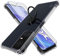 STARRYNOVA Coque Compatible avec TCL 40 SE, Anneau Béquille Crystal Clear Silicone Etui, Anti-Chute aux Quatre Coins Transparent Protection Housse TPU Rotatif à 360 Bague Cover - Anneau Noir