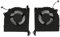 Ventilador de Refrigeración de CPU y GPU for Portátil Nuevo de Repuesto for Lenovo Legion 5 5I 15IMH05 15IMH05H 15ARH05 15ARH05H, Ventilador de Refrigeración (Ventilador de