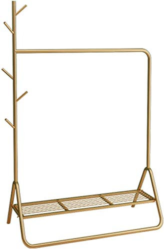 NATWEE Portemanteaux sur Pied en Fer Forgé Multifonctionnel Magasin De Vêtements Présentoir Ménage Simple Stockage Rack Vêtement Rack/120X40X170Cm It's So Kind of You