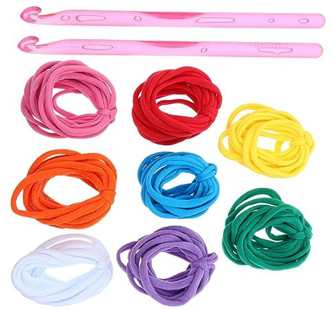 EXCEART Elastischer Topflappen Webstuhl für Kinder, 98 Stück Bastelset