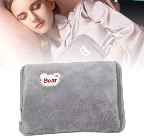 Borsa Acqua Calda Elettrica, Borsa Acqua Calda Elettriche Con Rivestimento Morbido In Microfibra, Scaldino In Peluche, Scaldamani, Scaldapiedi, Ideale Per Ridurre Dolori Muscolari, Dorsali e Mestruali