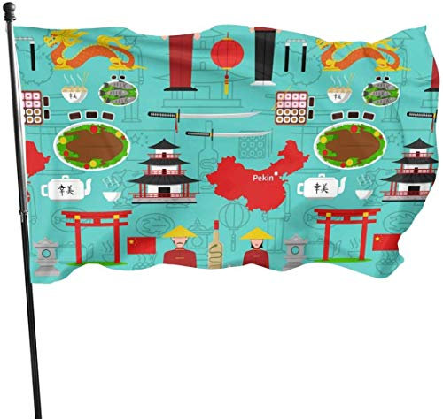 Chinesische Lebensmittel-Qing-Dynastie, Schwert, Pekin-Thema, Willkommens-Party, Outdoor-Dekoration, Ornament, Picks, Haus, Garten, Hof, Dekoration, 90 x 152 cm