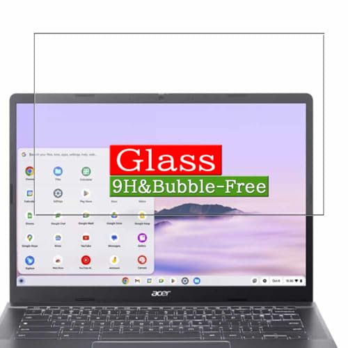 VacFun Vidrio Templado Protector de Pantalla, compatible con Acer Chromebook Plus 514 CB514-3H CB514-3HT 14 Laptop Visible Area Screen Protector Película Protectora