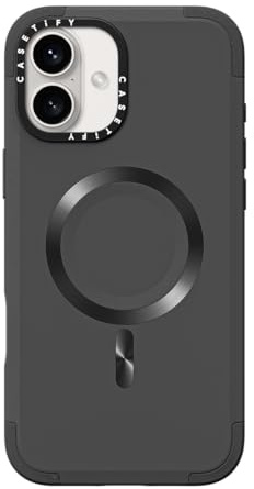 CASETiFY Force iPhone 16 Plus Case [Slim / 6.6ft. 3X Military Grade Drop Protection/Compatible with Magsafe] - Smoke