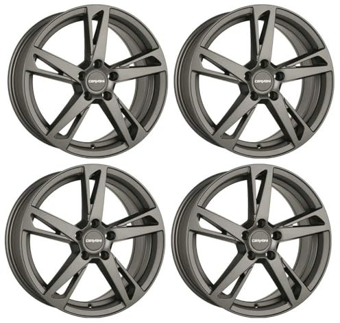 4x Carmani Felgen Alufelgen 16 Anton 7.5x17 ET38 5x112 hyper gun kompatibel mit Mercedes 190 A-Klasse CLK E-Klasse SLK