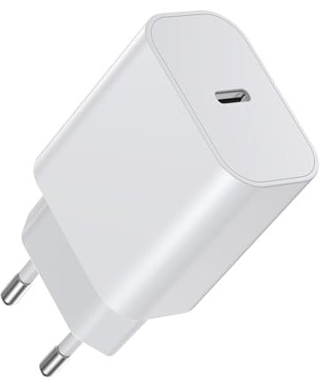 BHHB 20W Chargeur USB C, Bloc d'alimentation Adaptateur Conçu pour A-pple, Prise USB C Rapide Compatible avec i-Phone 16/15/14/13/12 Plus Pro Max Mini, Air-Pods i-Pad, Samsung Galaxy S24/23/22