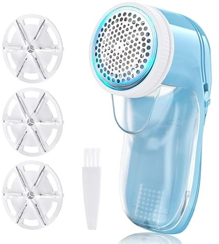 Rasoir Bouloche Électrique avec 3 Lames, Rasoir Anti Bouloche Vêtement USB Rechargeable Rasoir Bouloche, Portatif Rasoir Anti Peluche Vêtements Appareil Idéal pour Meubles Canapés Couvertures Rideaux