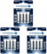 4 x Piles alcalines EverActive Pro Alkaline AA Mignon (1 Carte Blister) (Lot de 3)