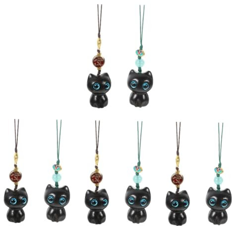 HOMSFOU 8pezzi Portachiavi Per Pendente Per e Chiavi Retro Accessorio Resistente Per