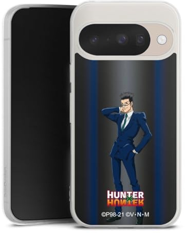 Silikon Hülle kompatibel mit Google Pixel 10 Case transparent Handyhülle Leorio Paradinight Hunter x Hunter Anime