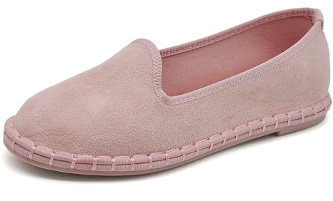 IF Fashion Ballerine Friulane Scarpe Veneziane da Donna in Cinigia/Camoscio Sintetico 24012
