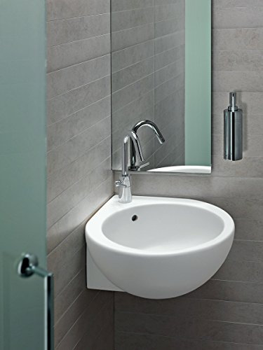 Sanitarios baño You & Me ángulo lavabo suspendido o apoyo montaje SX