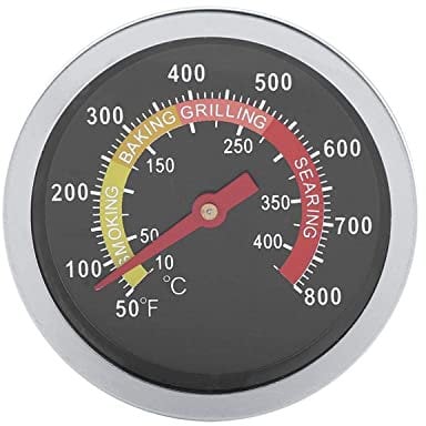 Thermometer,Grillthermometer Edelstahl digital sofort ablesbares Thermometer 50~800 °C runde Haube Temperatur für Grillen