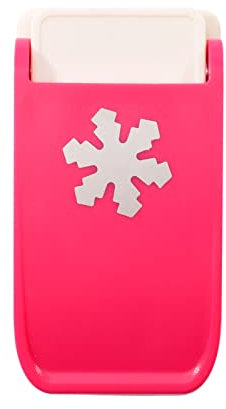 Vaessen Creative Motivstanzer Heavy Duty Schneeflocken - Ø 2,5 cm - Stanzer für Kartengestaltung, Scrapbooking und Journaling - Kartenbasteln - für schwere Papierarten - Scrapbook Zubehör
