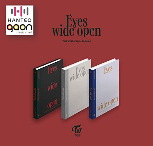 JYP Twice - Eyes Wide Open [Retro ver.] (The 2nd Full Album) [Pre Order] CD+Photobook+Folded Poster+Others with Tracking, Extra Decorative Stickers, Photocards