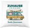 Herz & Heim® Deko-Kissen für Camper - Zuhause ist da, wo wir parken! - mit Gratis Druck Ihres Wunschtextes Wohnmobil