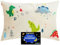 Kinder Kissenbezug 40 x 60 cm - Bio Baumwolle Kopfkissenbezug - Baby Kleinkind Kissen Kissenbezüge für Kinderwagen - babykissen bezug mit Umschlagverschluss, Dinosaurier