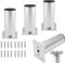 NiC IS COCNG 4 pcs Meubles Pieds, 10 cm Meubles réglables Pieds Meubles Pieds canapés Pieds de Cuisine en Aluminium
