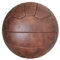 MINDCOLLISION Netball, Vintage -Fußball, Hand Genäht, Weiches Und Langlebiges Leder, Abfangtraining Und Spiele Können Auch Dekorationen, Geburtstagsgeschenke Machen - Größe 5,Brown1