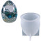 3D Kugel Eiform Silikonform, MoreChioce Kristall Silikon-Oval-Harz-Formen DIY-Kugel-Anhänger-Gießformen Epoxidharzformen Gieß-Handwerk für DIY-Herstellung Geschenken,Groß