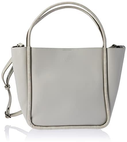 usha WHITE LABEL Damen Handtasche, GRAU