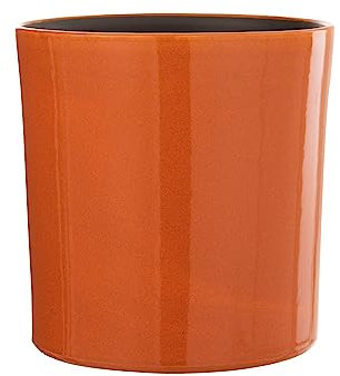 J-Line Pot De Fleurs Flexible Ceramique Orange Large