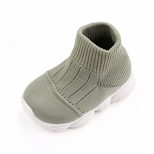 Sockenschuhe Rutschfeste Lauflerner Winter Schuhe Winterschuhe Unisex Kinder Baumwoll Wärme Boots Bodenschuhe Weicher Rutschfest Krabbelschuhe Sockenschuhe Plus Samt Prewalker Warm Babyschuhe