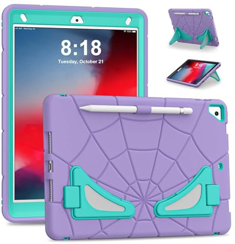 AKABEILA Tablet Hülle für Apple iPad 10.2 9th 2021 8th 2020 7th 2019 Personalisierte Farbe Stoßfeste Robuste Schutzhülle Case mit Ständer Stifthalter Jungen